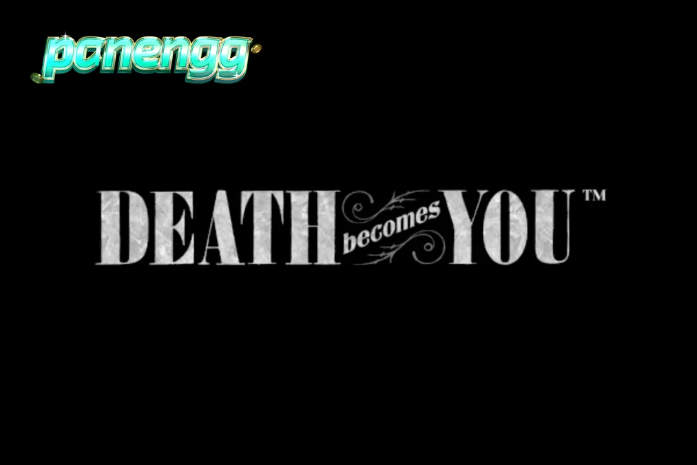 Tampilan visual slot Death Becomes You dengan estetika gotik dan neon
